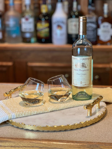 Riviera Spin Glass Tilted Crystal Whiskey Glasses – Unique Modern Barware for Whiskey Lovers